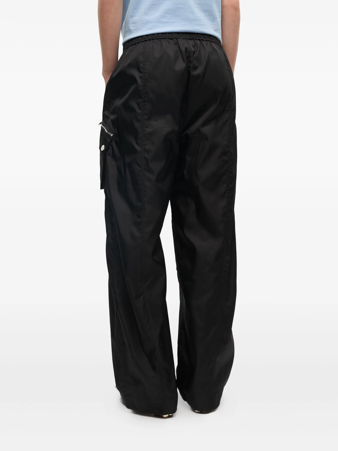 Duchesse Nylon Oversized Elasticated Trousers
