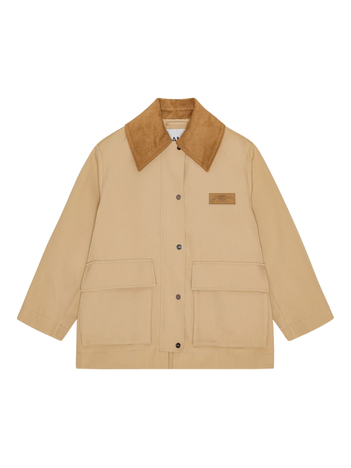 Heavy Twill Midi Jacket