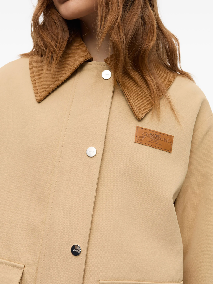 Heavy Twill Midi Jacket
