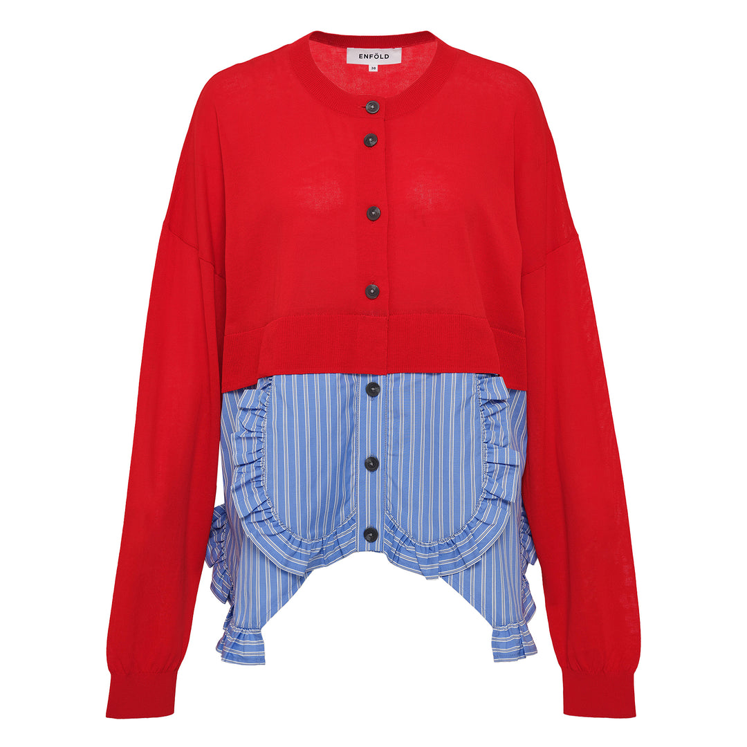Frilly Bottom Cardigan