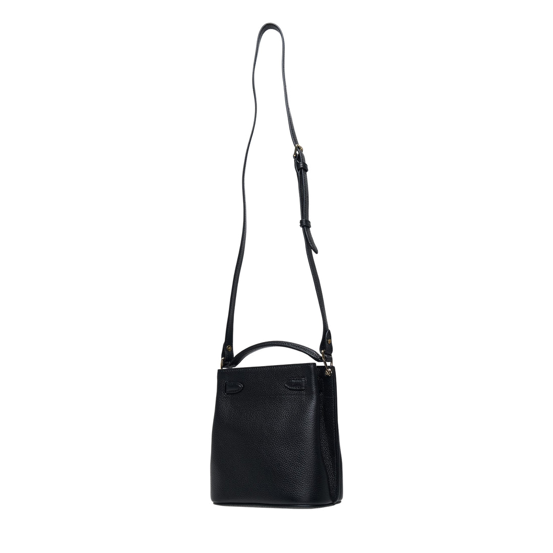 Mini Islington Bucket Black Small Classic Grain