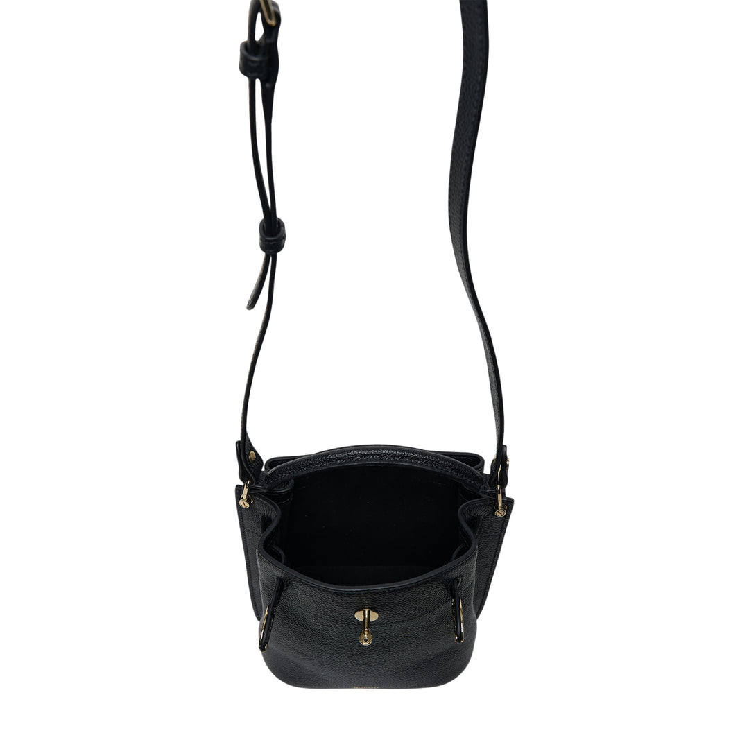 Mini Islington Bucket Black Small Classic Grain