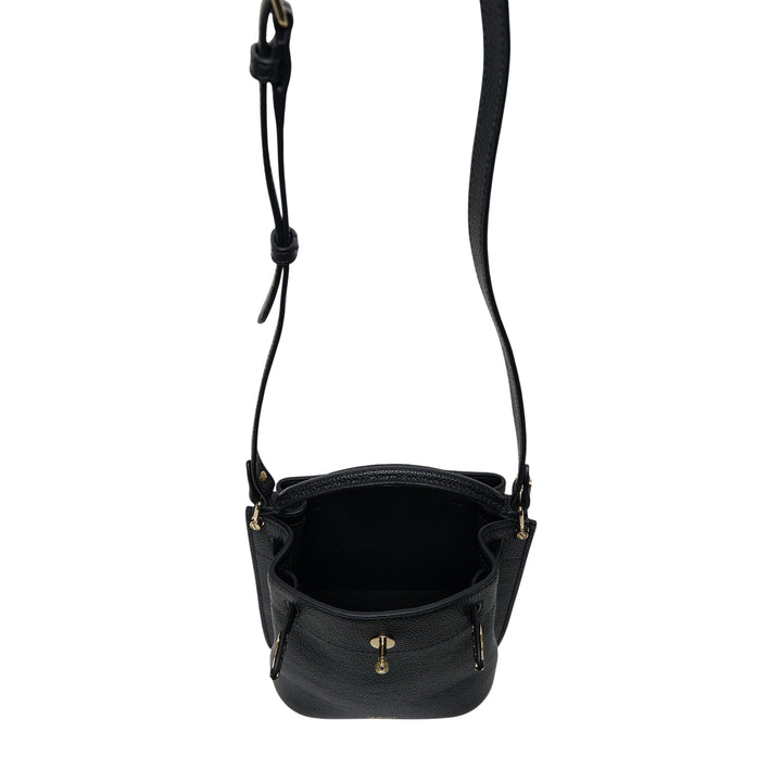 Mini Islington Bucket Black Small Classic Grain