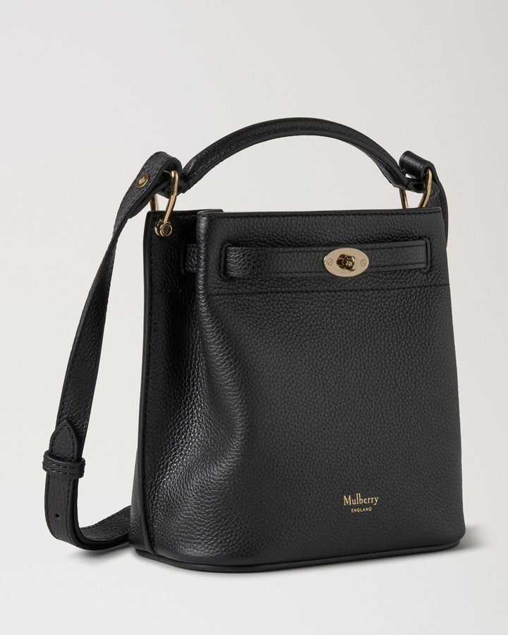 Mini Islington Bucket Black Small Classic Grain
