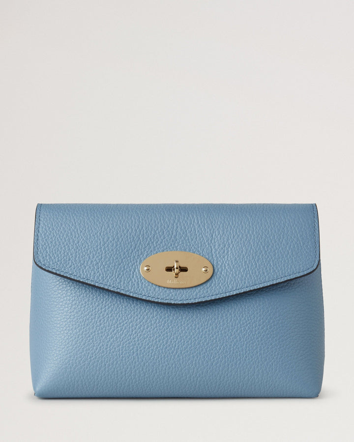 Darley Cosmetic Pouch Brighton Blue Small Classic Grain