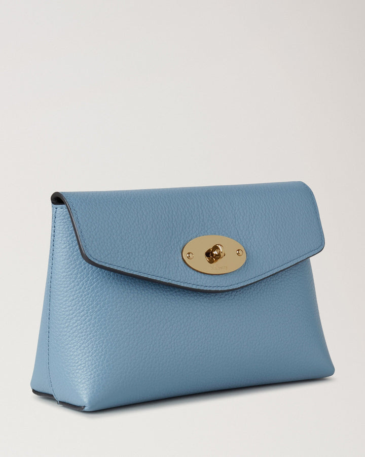 Darley Cosmetic Pouch Brighton Blue Small Classic Grain