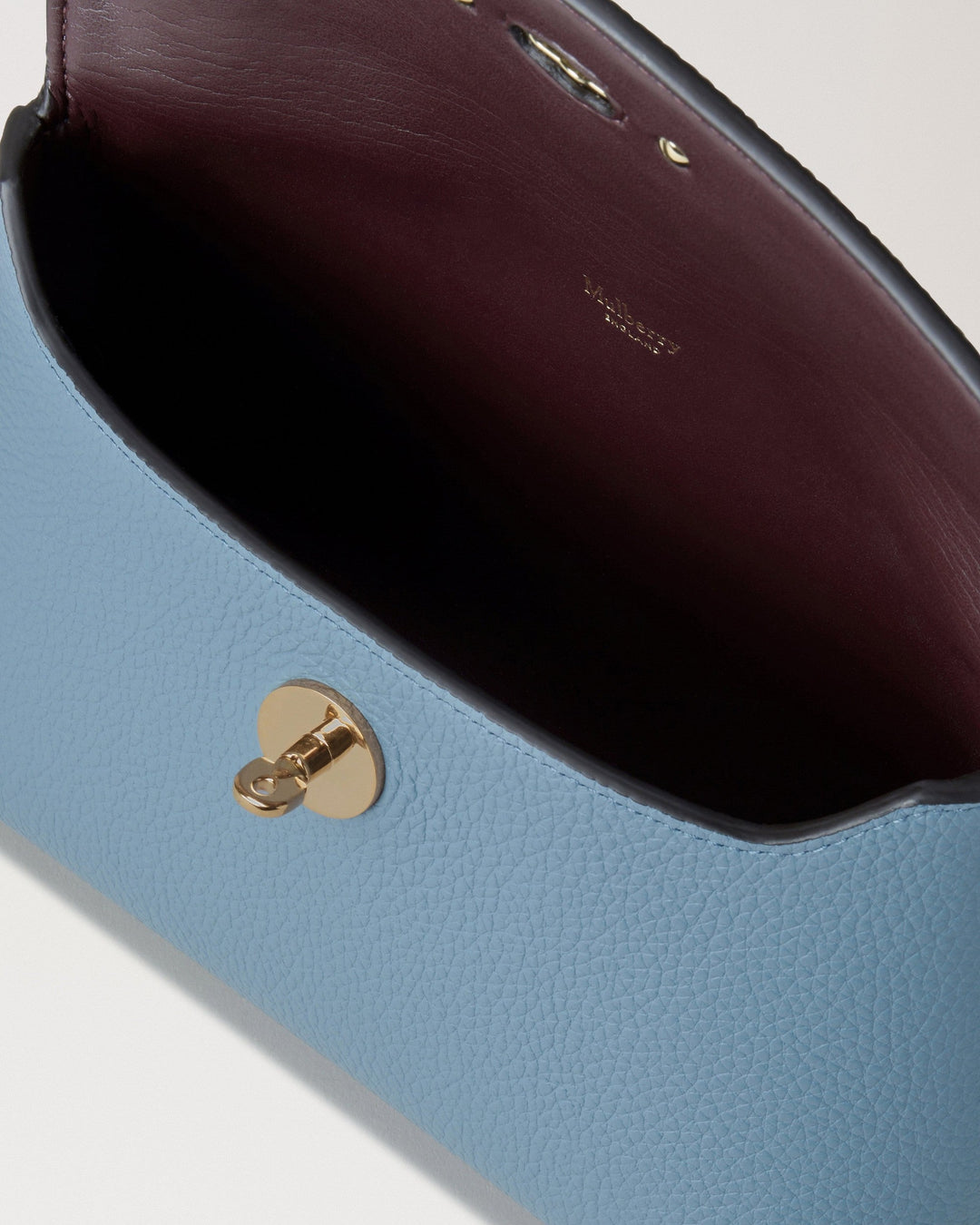 Darley Cosmetic Pouch Brighton Blue Small Classic Grain