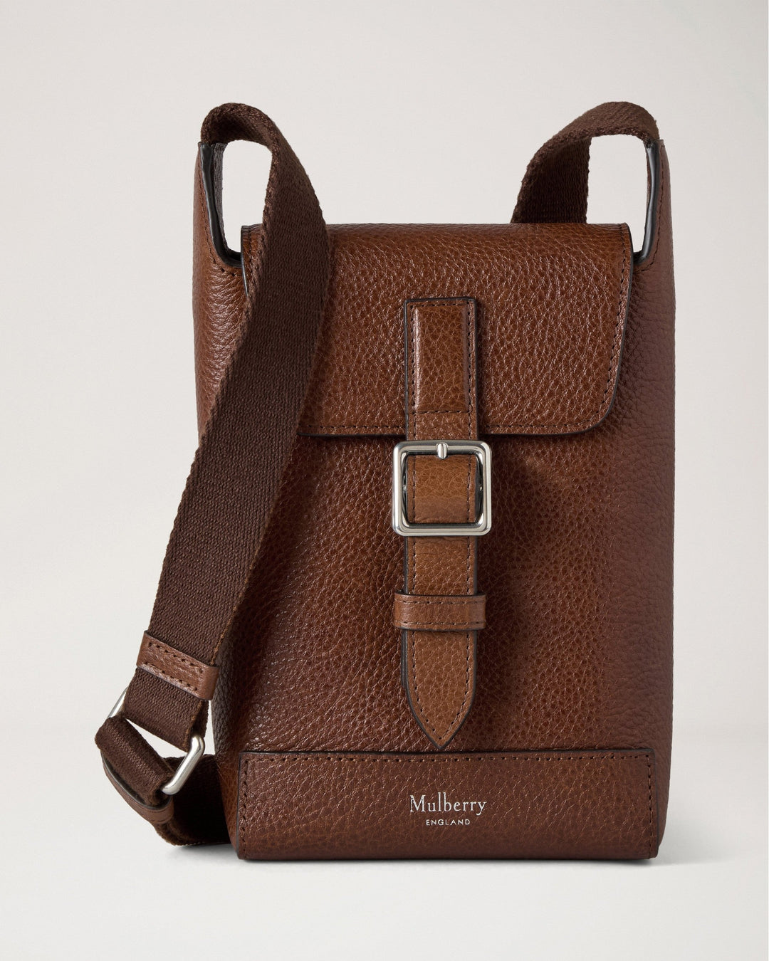 Chiltern Phone Pouch Oak Natural Vegetable Tanned