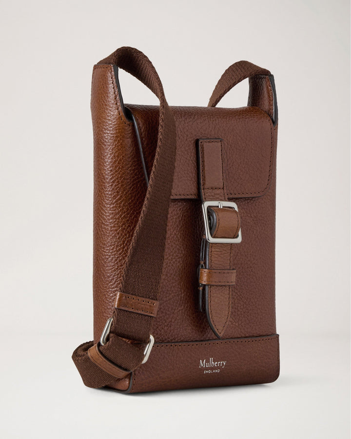 Chiltern Phone Pouch Oak Natural Vegetable Tanned