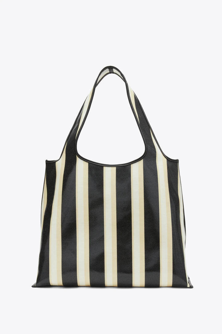Dual Stripe Market Tote