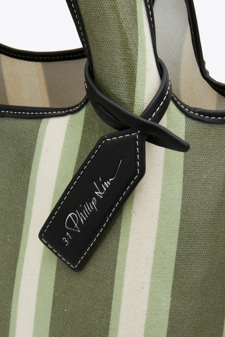 Dual Stripe Market Tote