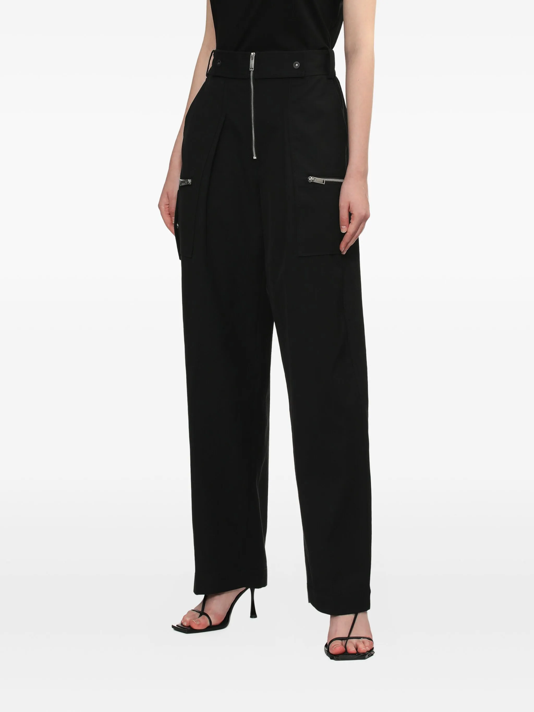 Double Zip Wide Leg Pant