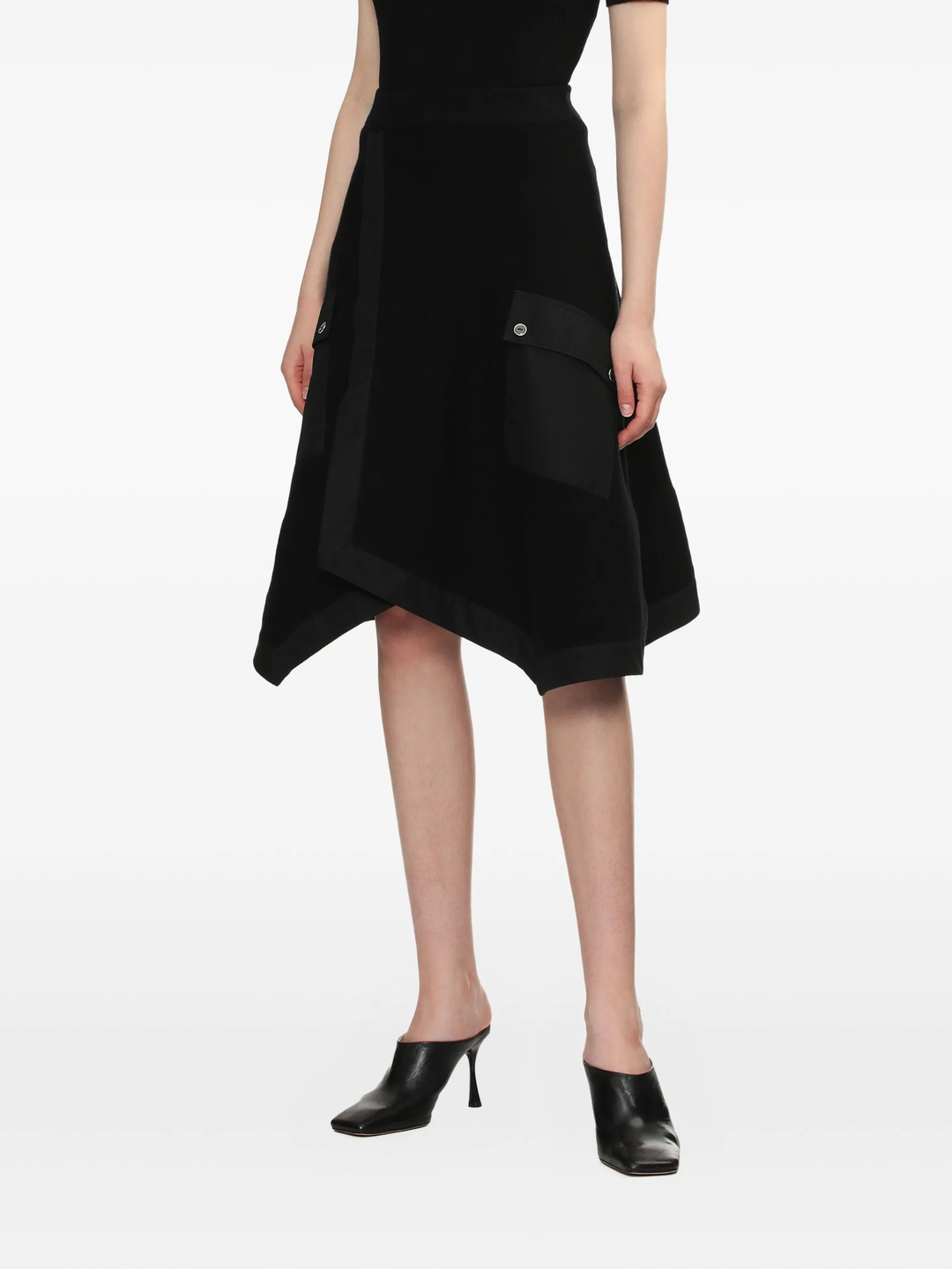 Utility Skirt With Poplin Combo
