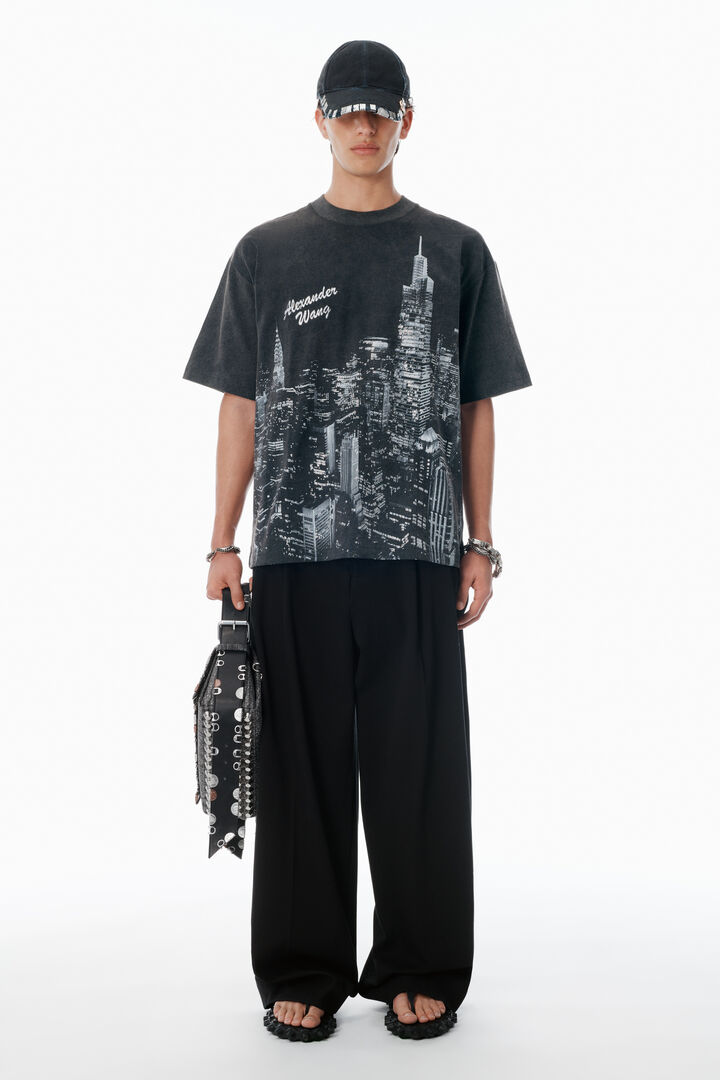 NY Skyline Crystal Hotfix T-Shirt