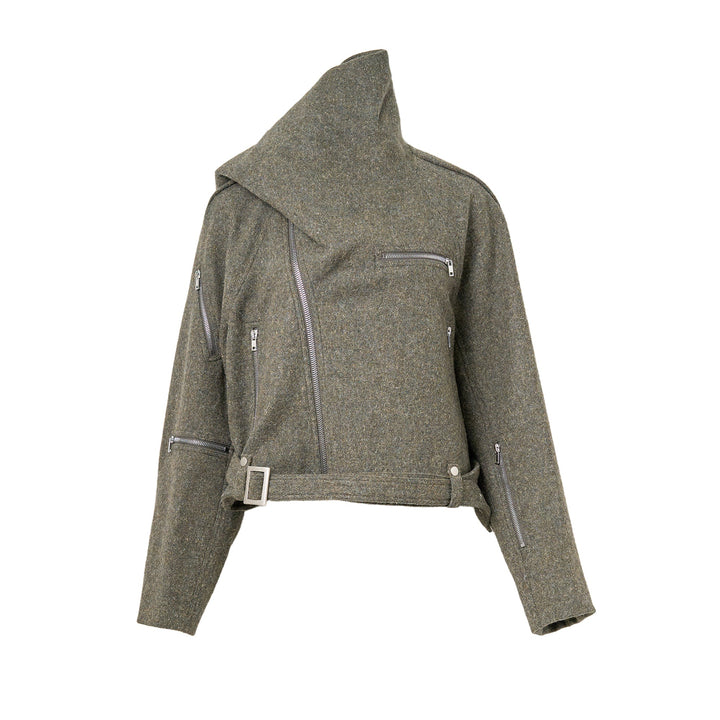 Cropped Scarf Flight Rugged Wool
