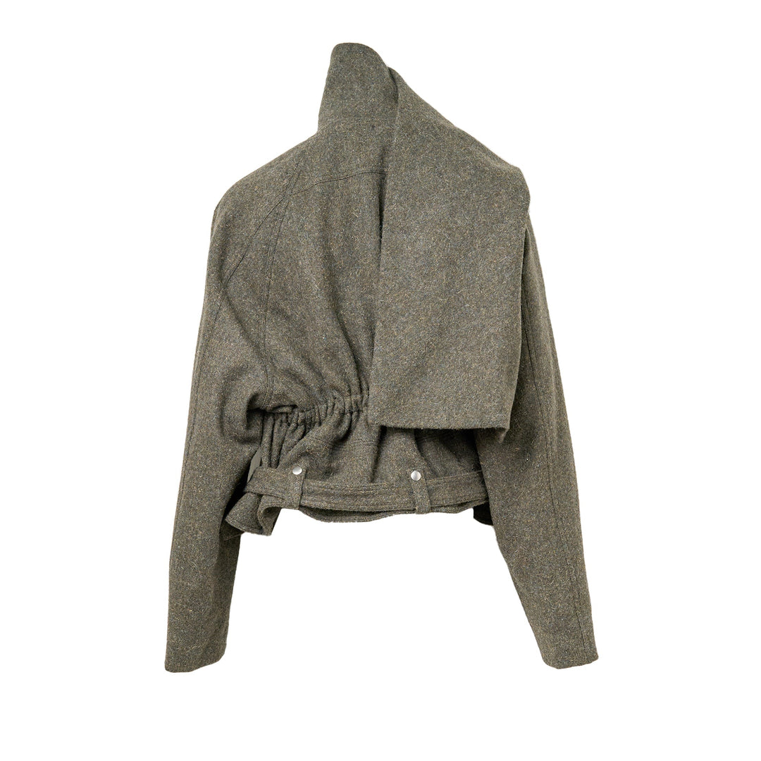 Cropped Scarf Flight Rugged Wool