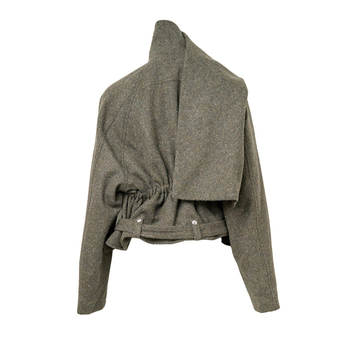 Cropped Scarf Flight Rugged Wool