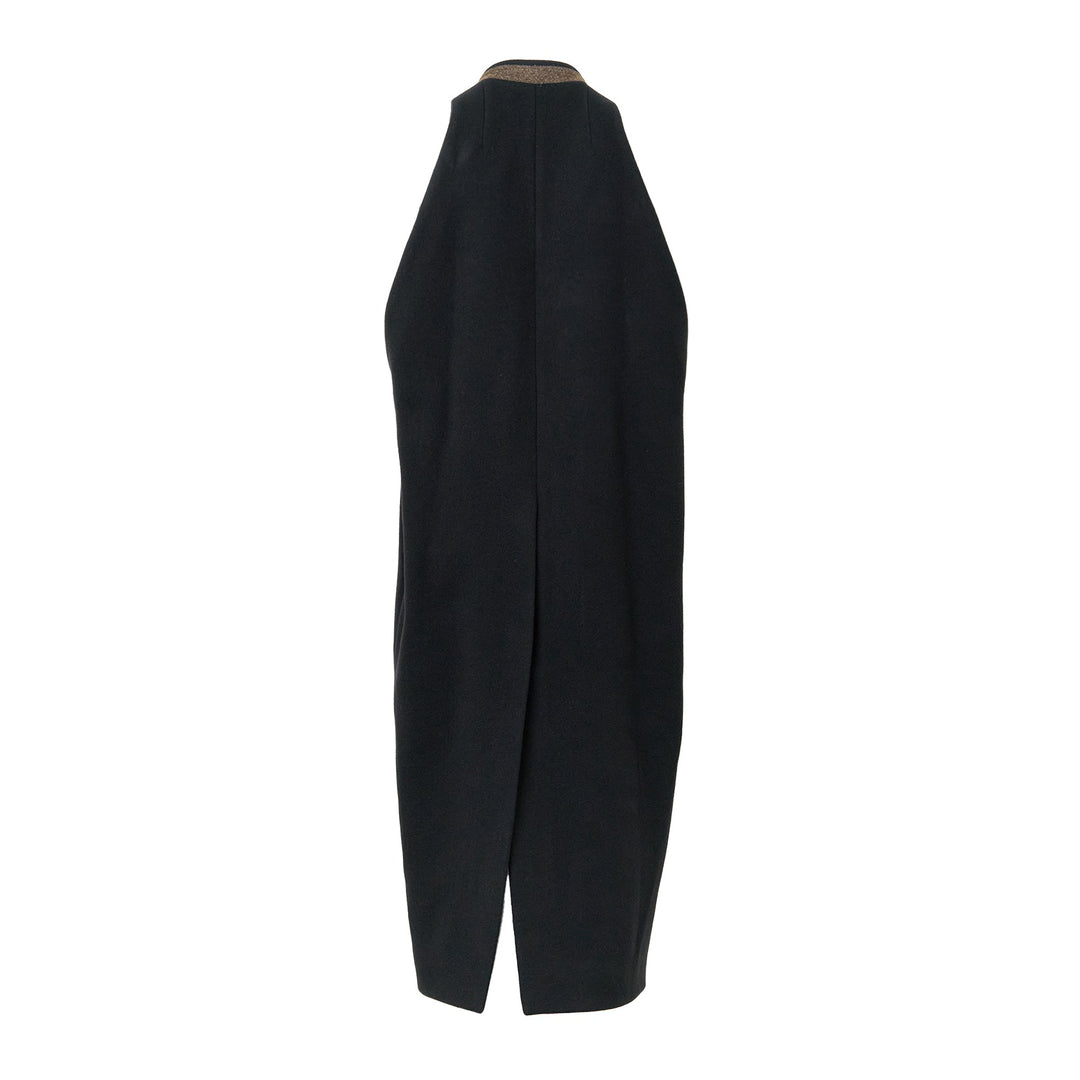 Sleeveless Cyclops Coat Melton