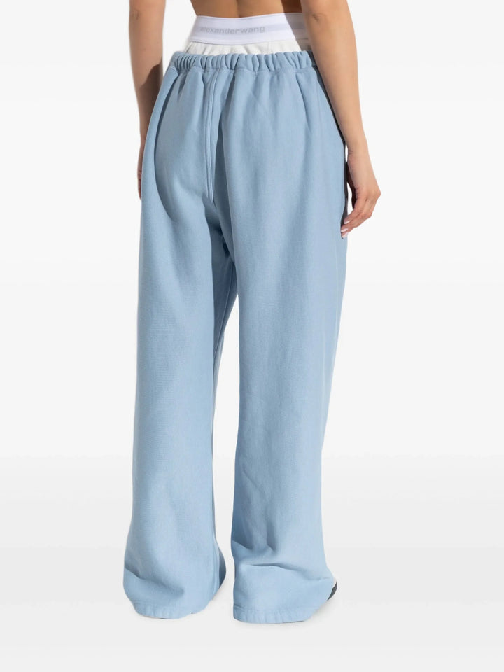 Wide Leg Sweatpant With Logo Elastic