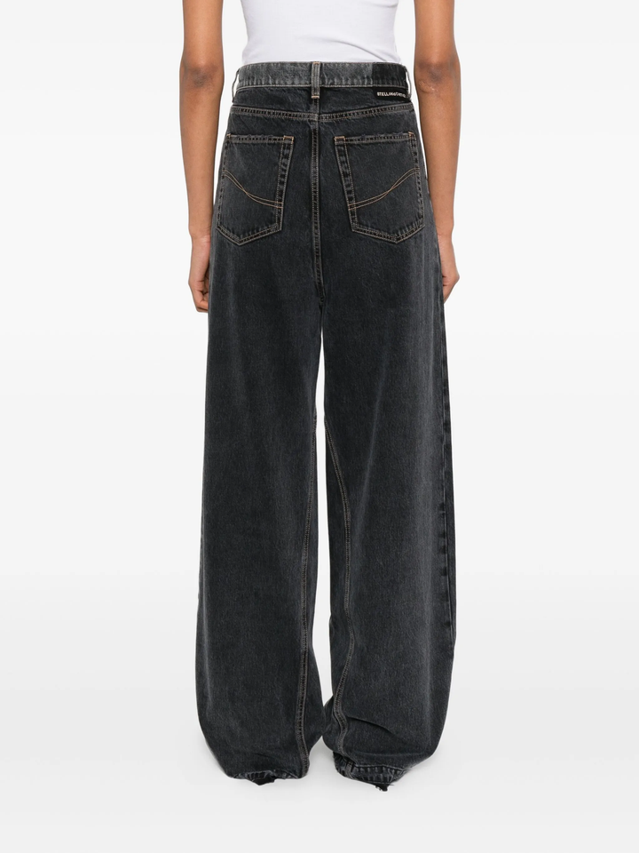 Double Black Denim Jeans