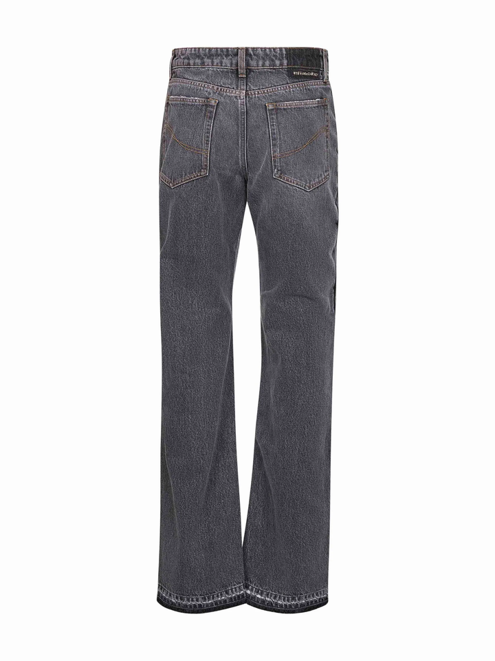 Double Black Denim Pants