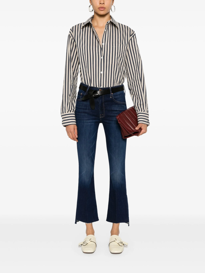 The Insider Crop Step Fray Jeans