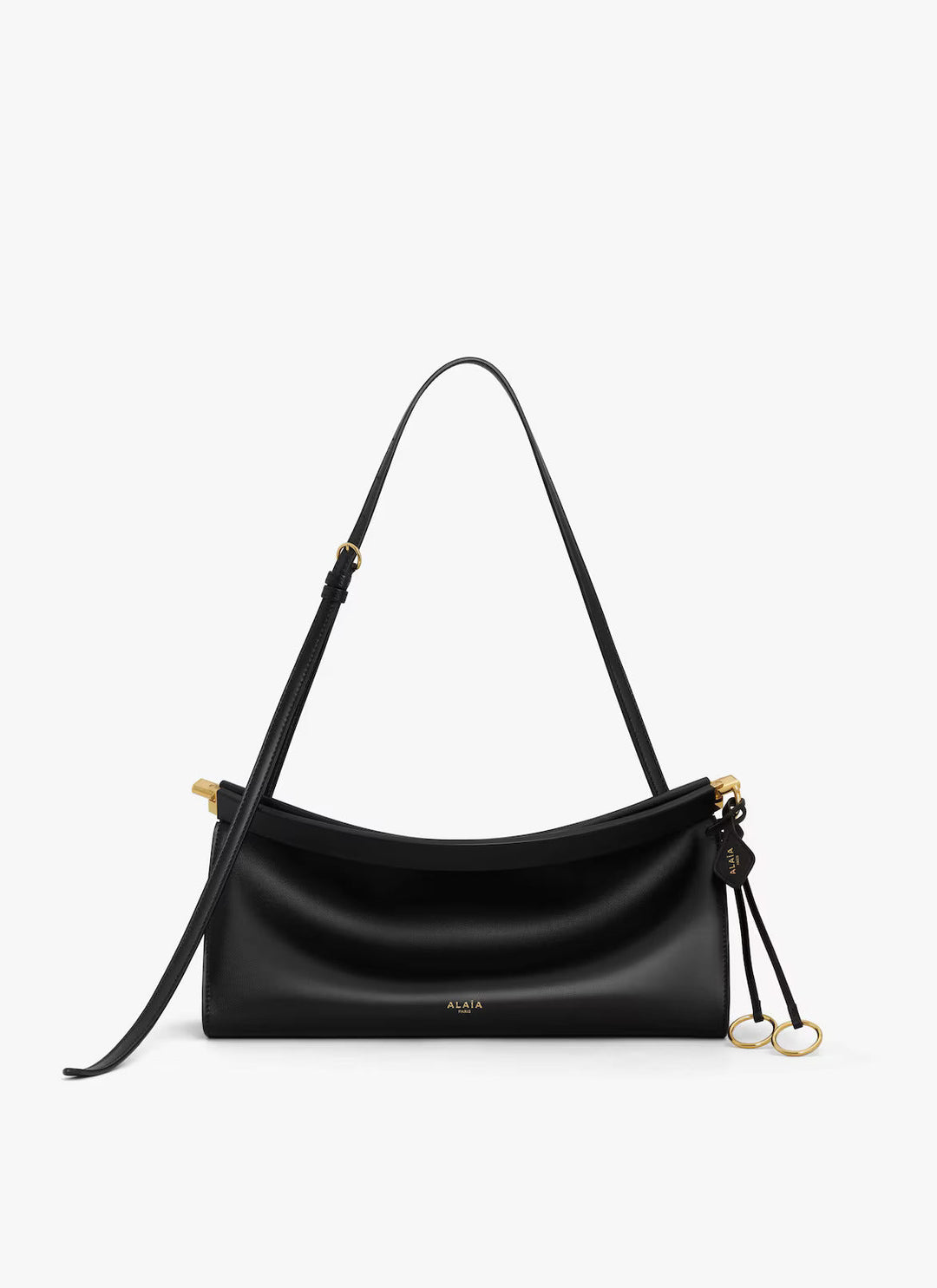 East West M Glossy Calfskin