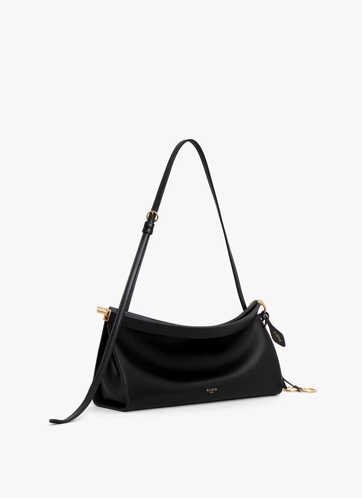 East West M Glossy Calfskin