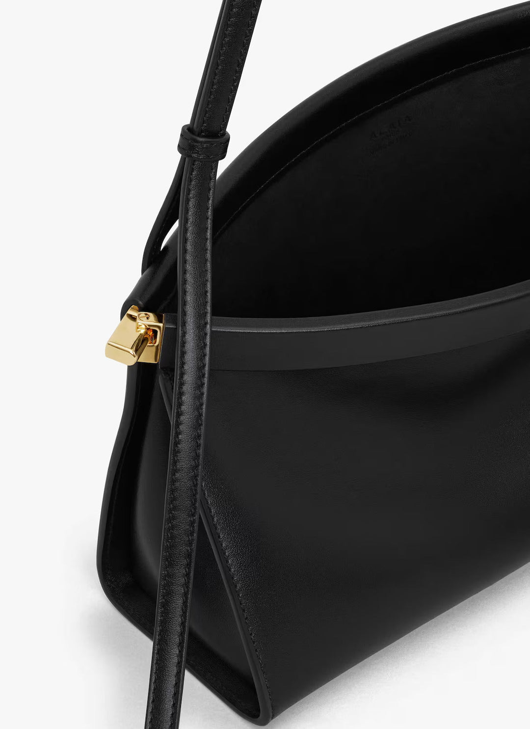 East West M Glossy Calfskin