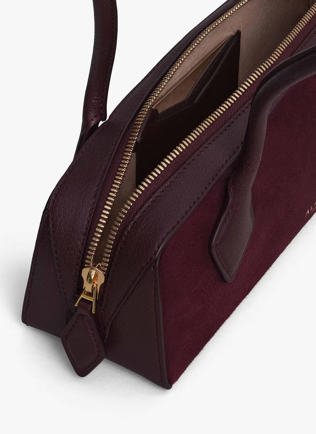 Teckel Small Suede Goatskin And Shiny Goatskin Leather