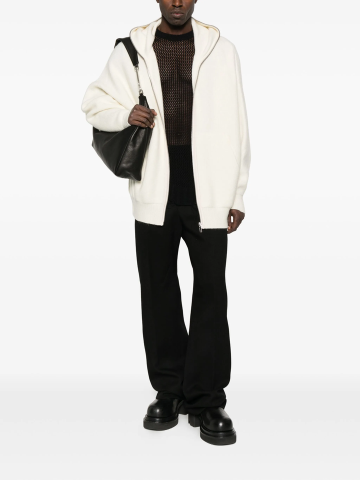 Gimp Hoodie Alpaca Knit