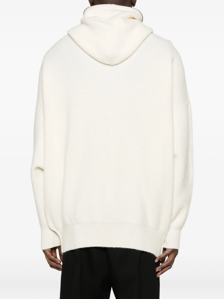 Gimp Hoodie Alpaca Knit