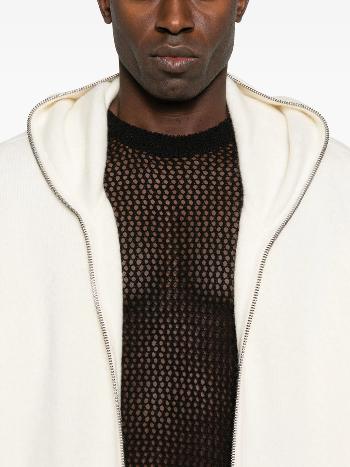 Gimp Hoodie Alpaca Knit