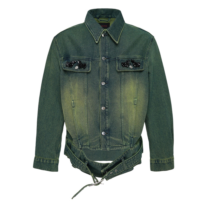 Multi Belt Waist Tail Blouson