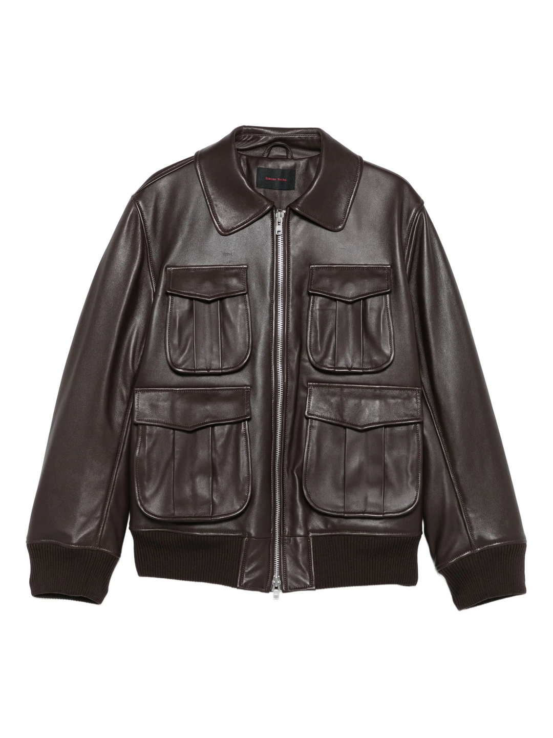 Oversized Multi Pocket Aviator Jacket