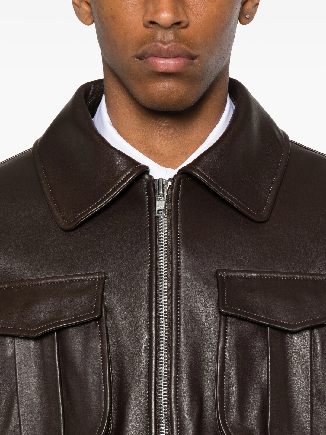 Oversized Multi Pocket Aviator Jacket