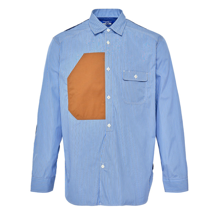 Cotton Stripe X Cotton Flannel Shirt