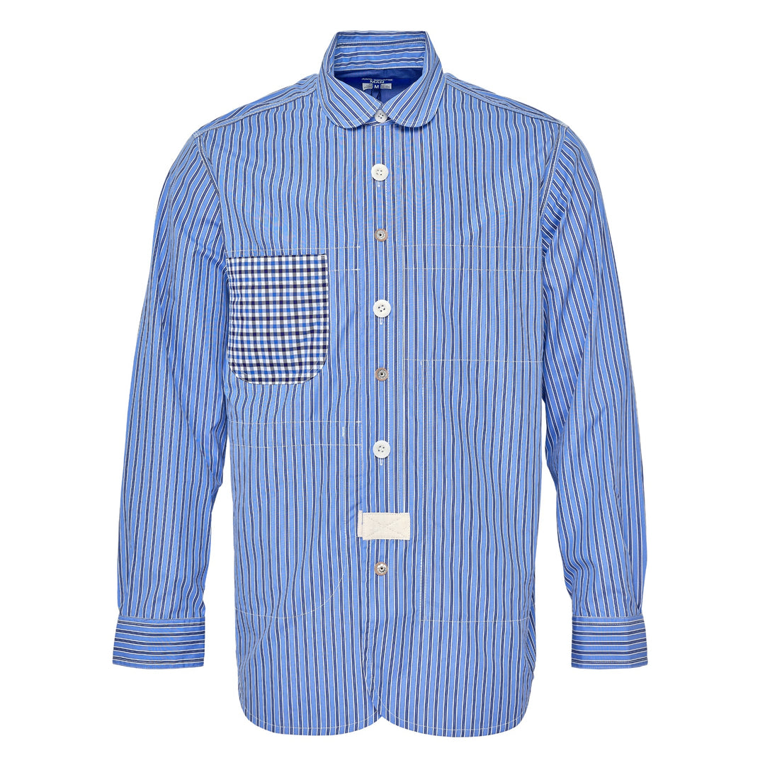 Reversible Cotton Stripe Shirt