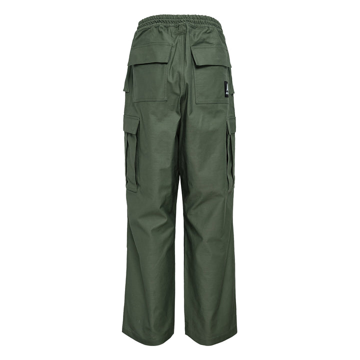 Cotton Urethane Back Satin Pants