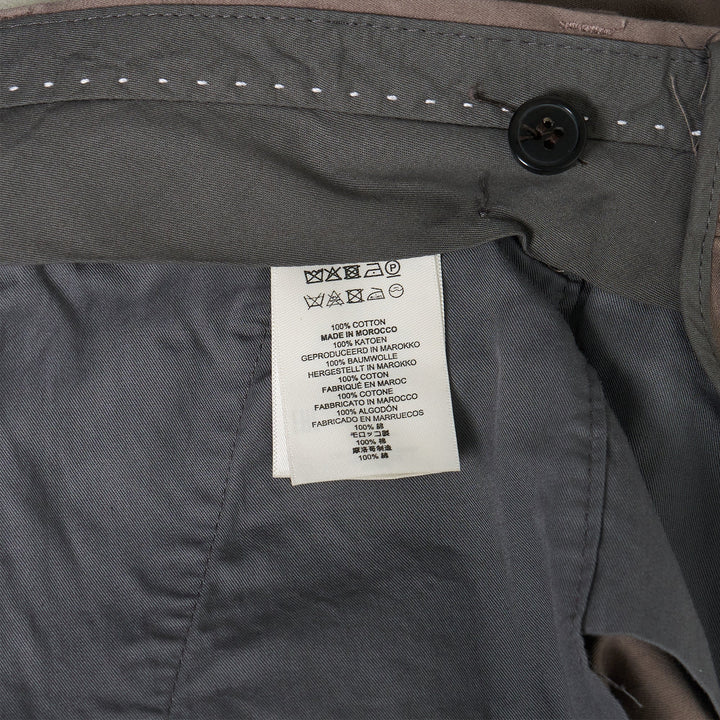 Regular Fit Cropped Cuff Pants