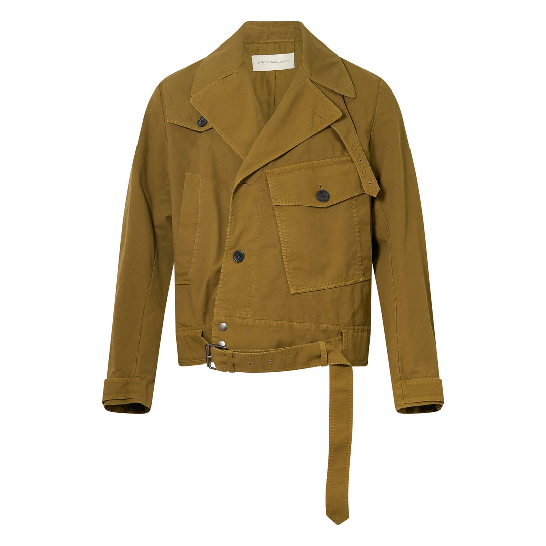 Overdyed Double Weave Compact Blouson