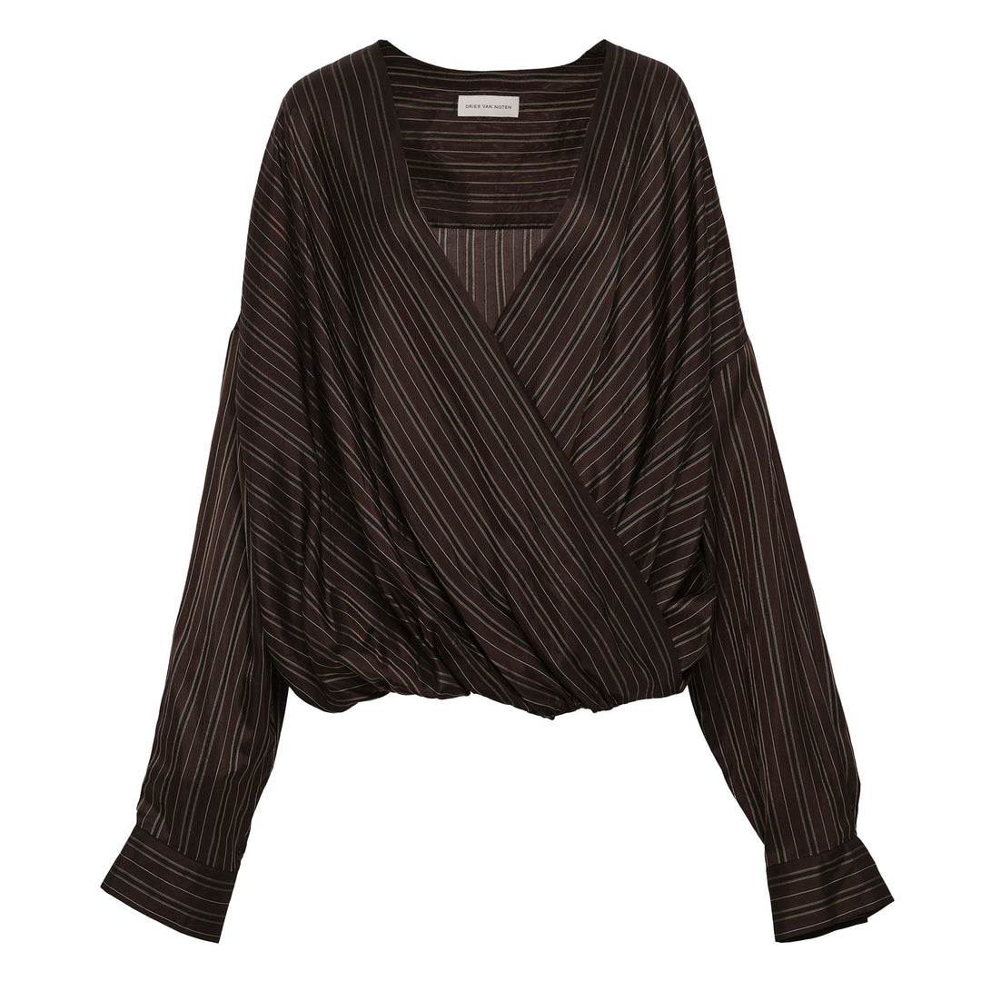 Loose Top With Draped Front