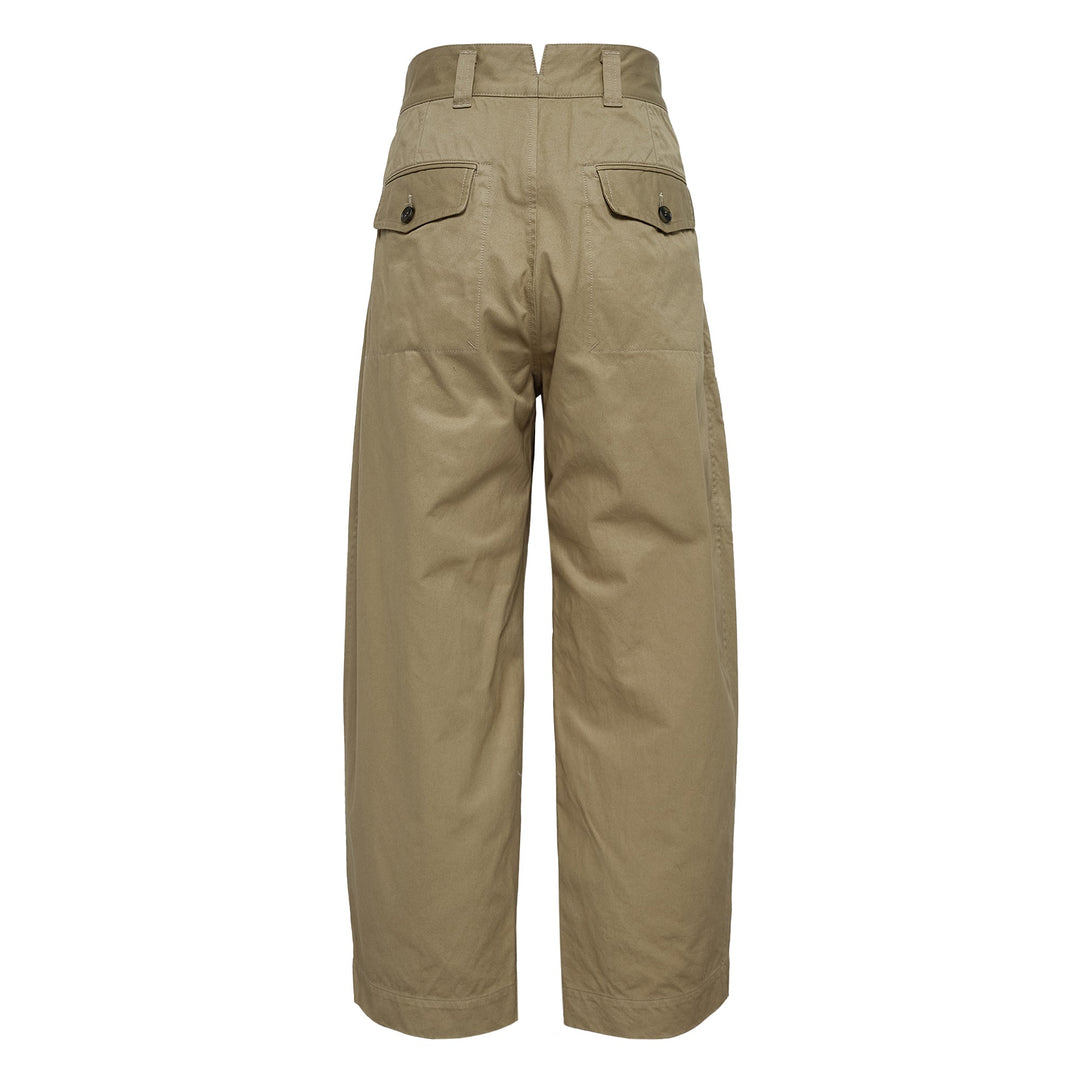 Cotton Chino Cloth Garment Dye Pants