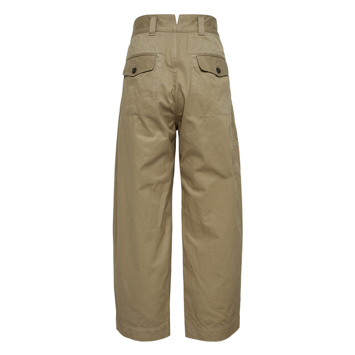 Cotton Chino Cloth Garment Dye Pants