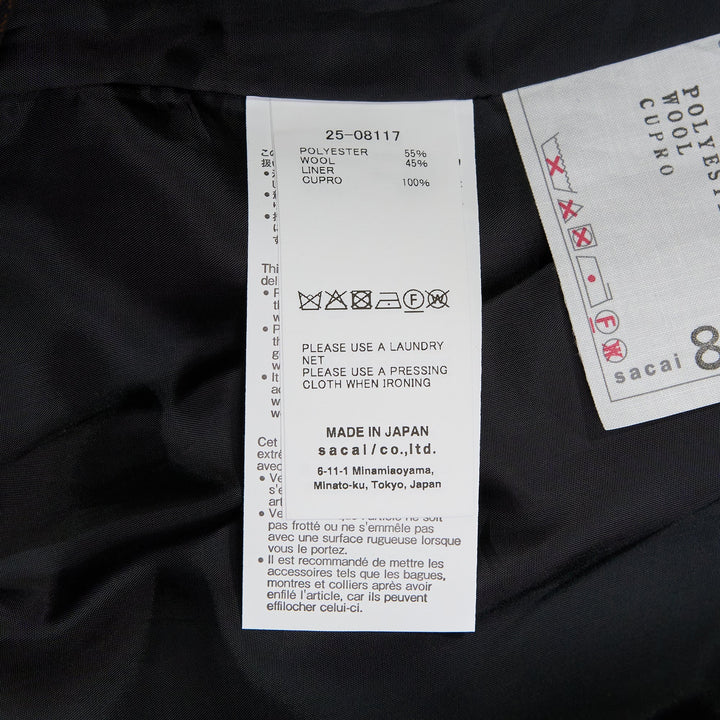 Stripe Doeskin Skirt