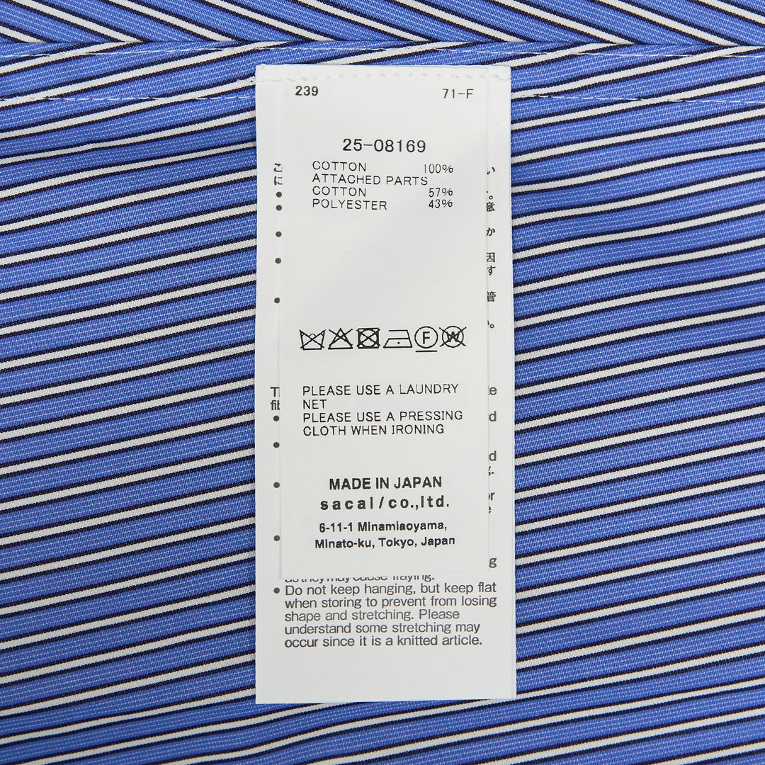 Poplin x Cotton Knit Dress