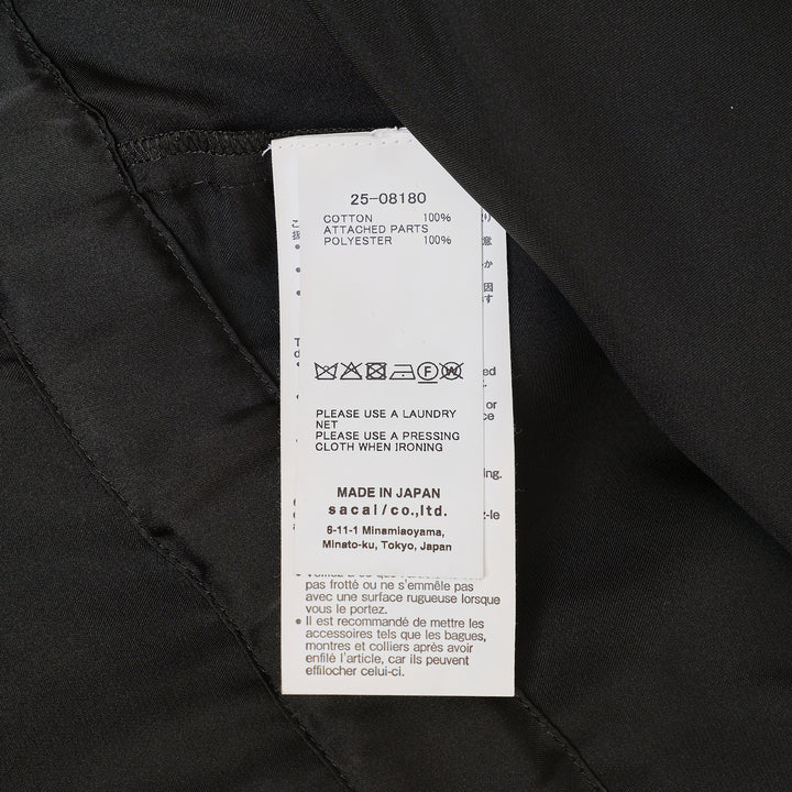 Satin x Cotton Jersey Tee