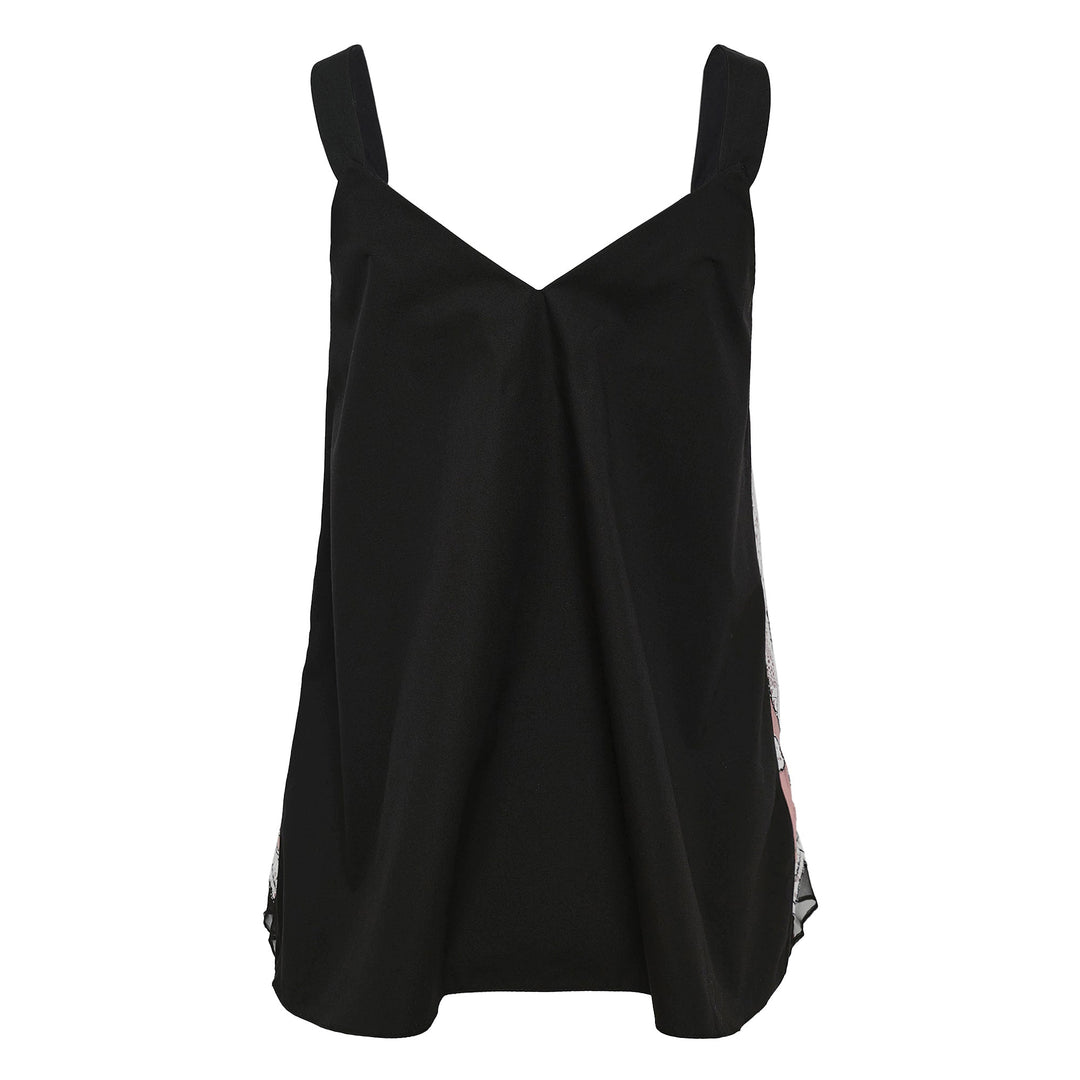 Cotton With Lace Embroidered Top