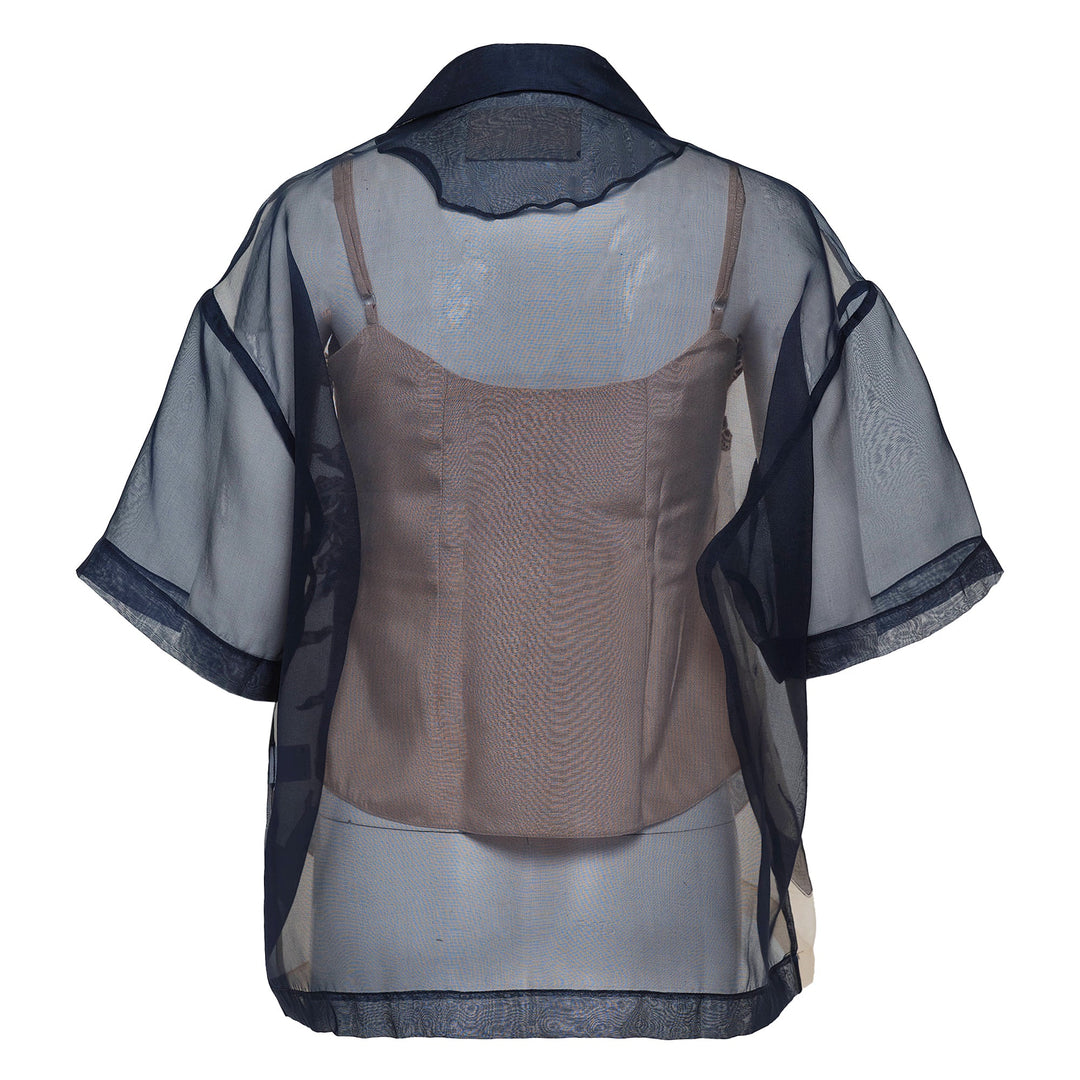 Lightweight Organza Silk Blouse