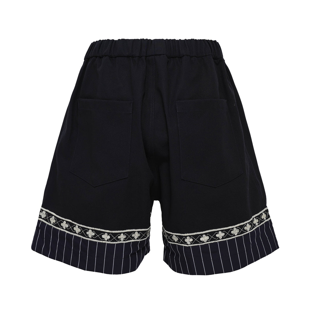 Cotton Twill Canvas Shorts